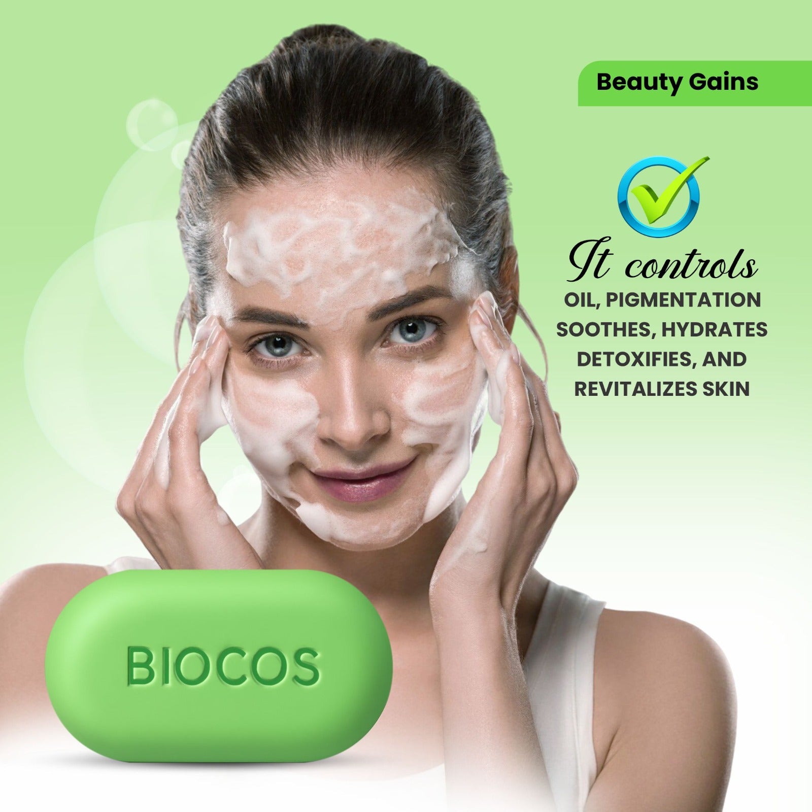 Pure Neem Soap – Fights Acne & Oil, Purifies & Hydrates Skin