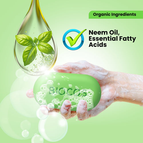 Pure Neem Soap – Fights Acne & Oil, Purifies & Hydrates Skin