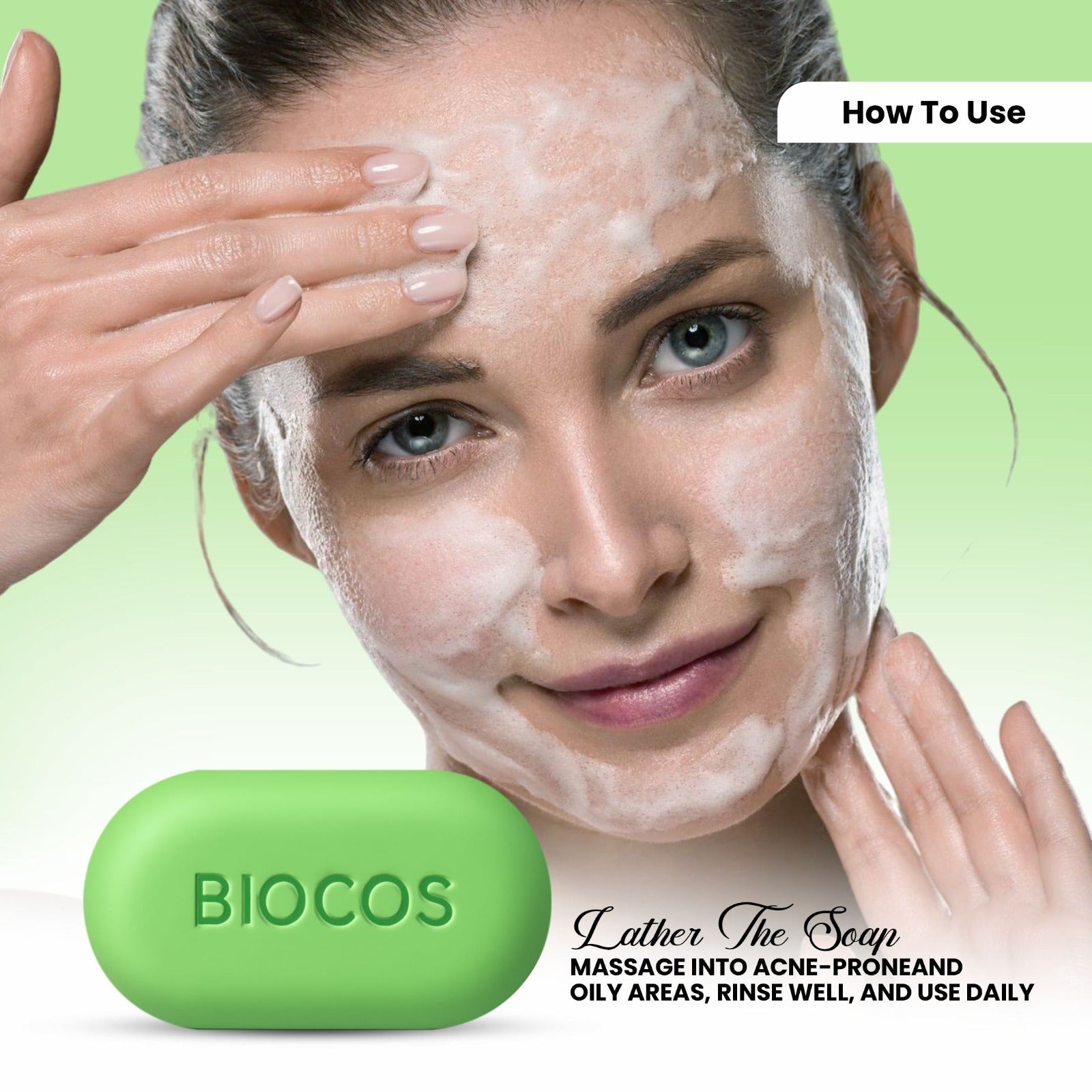 Pure Neem Soap – Fights Acne & Oil, Purifies & Hydrates Skin