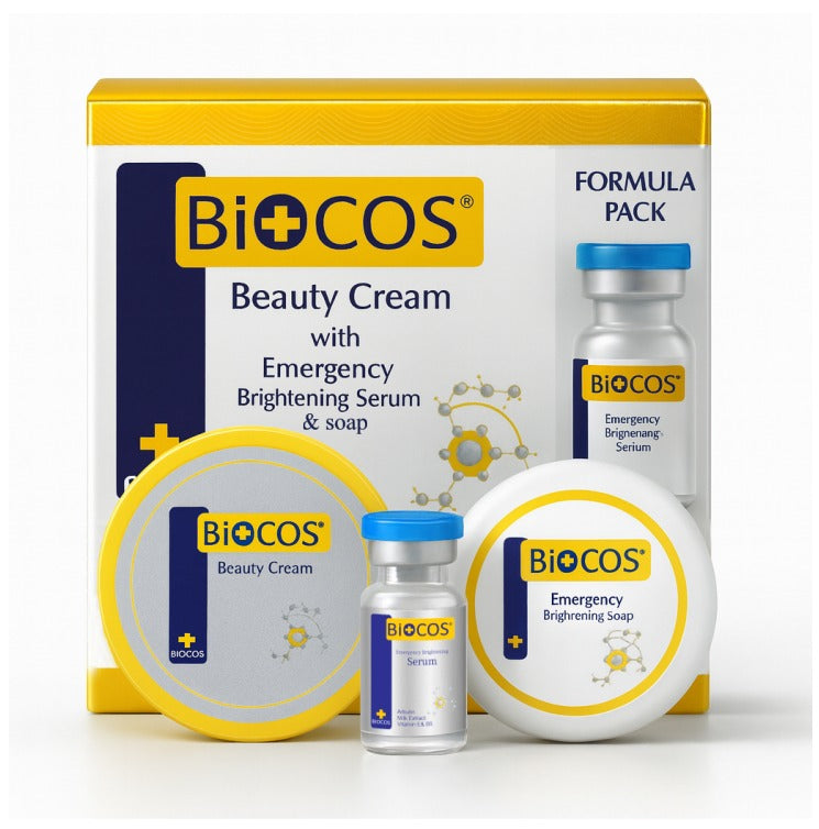 Beauty Cream 3-in-1 Pack | Brightening, Hydrating & Nourishing Face Cream with Arbutin, Vitamin E, Kojic Acid & Licorice Extract | Perfect for Glowing Skin - 16gm