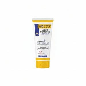 BIOCOS Whitening Face Wash with Milk Extracts & Vitamin E front of pack