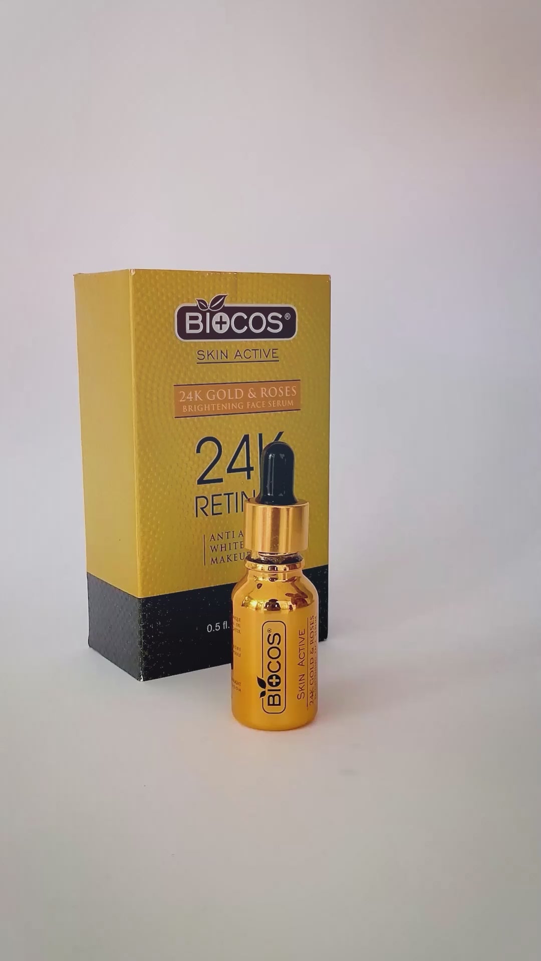 24K Gold Serum – Restores Elasticity, and Prevents Premature Aging