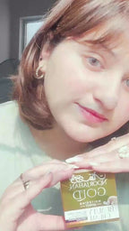 Noor Jahan Gold Cream – Lightens Dark Circles, Reduces Wrinkles & Freckles, Brightens Skin with Kojic Acid, Aloe Vera, Avocado & Vitamin A – Paraben-Free - 16gm