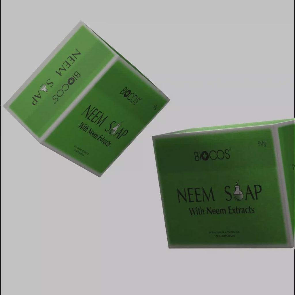Pure Neem Soap – Fights Acne & Oil, Purifies & Hydrates Skin